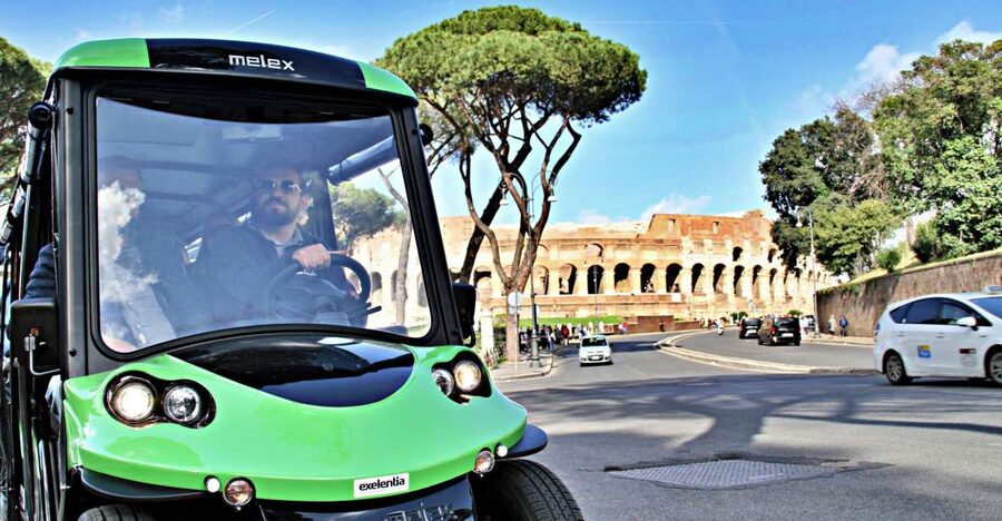 Rome: Golf Cart Tour with Artisanal Gelato Tasting - Why a golf cart works well in Rome
