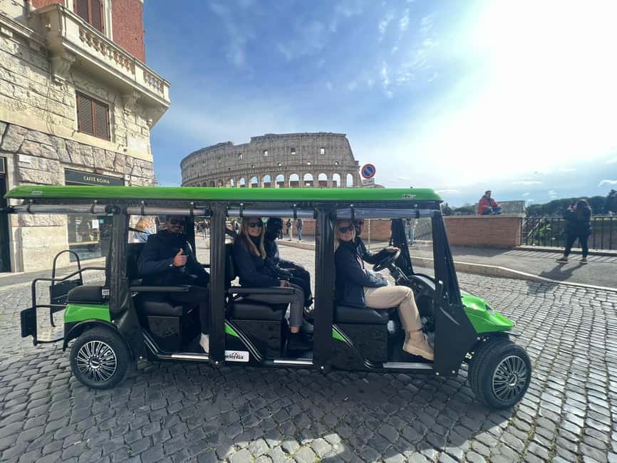 Rome: Golf Cart Tour with Artisanal Gelato Tasting - The Pantheon and a well-timed gelato break