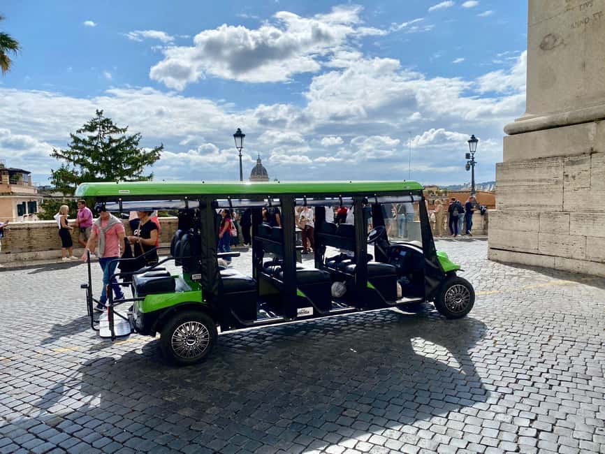 Rome: Golf Cart Tour with Artisanal Gelato Tasting - What the guide adds