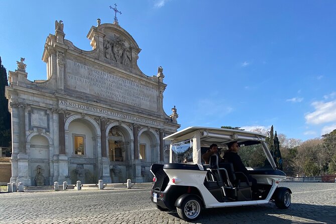 Rome Highlights by Golf Cart Private Tour - Trevi Fountain and the ancient forums