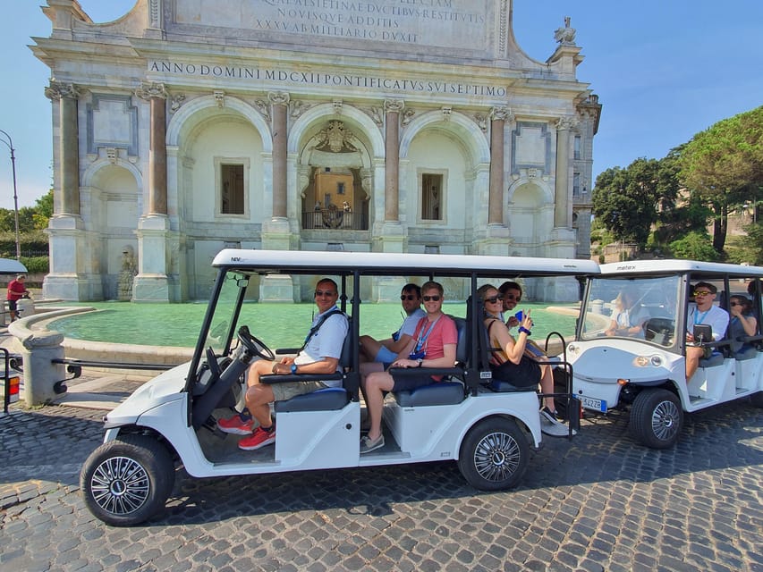 Rome: Highlights Golf Cart Tour with Pizza Snack & Gelato - Spanish Steps and the feeling of being in Rome