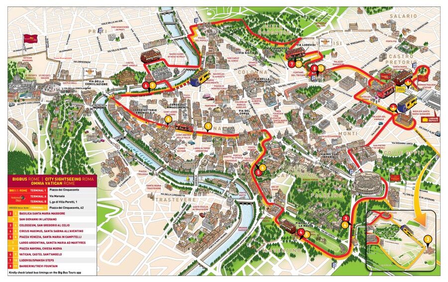 Rome: Hop-On Hop-Off Bus and Optional Cruise Port Transfer - How the hop-on-hop-off system works