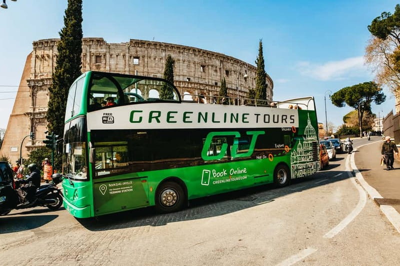 Rome:Hop-On Hop-Off Panoramic Open Bus Ticket 3 Circuits x 1 - Why Rome’s open-top bus can save your feet