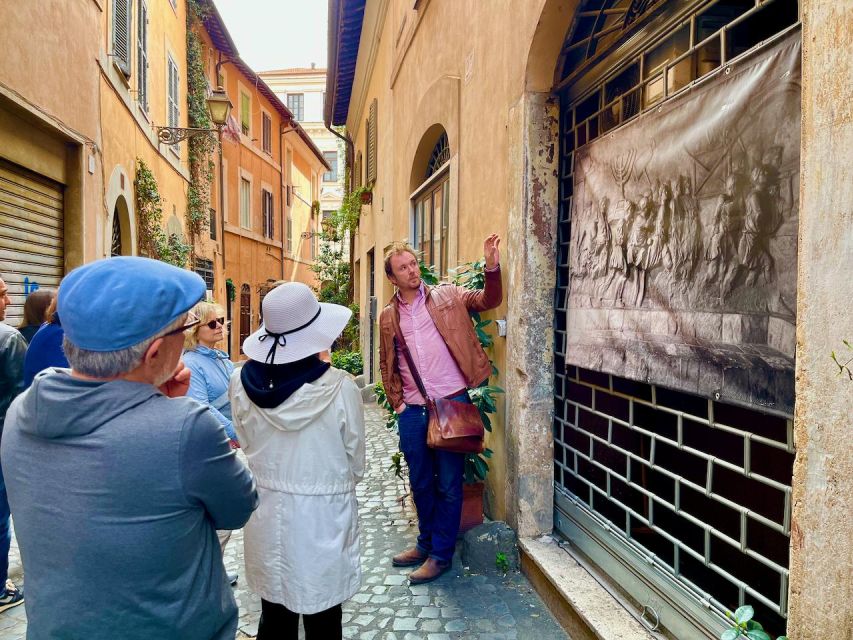 Rome: Jewish Ghetto and Trastevere Tour - Crossing to Tiber Island