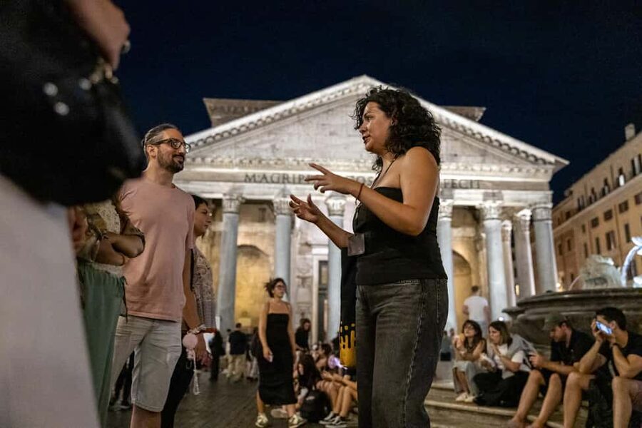 Rome: Moonlight Walking Tour – Free for Kids - Galleria Sciarra Adds Art Nouveau Color