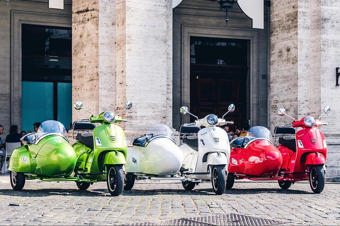 Rome Morning Vespa Sidecar Tour in Rome with Cappuccino - Trevi Fountain: a close look without a long walking detour
