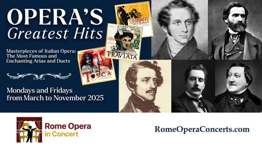 Rome: "Opera's Greatest Hits" Opera Concert with Aperitif - What the 75-minute program feels like