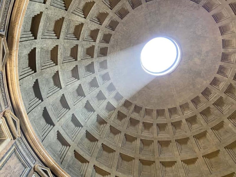 Rome: Pantheon Priority Entry Ticket & Audio Guide App - Marble, pavement, and artworks around the interior