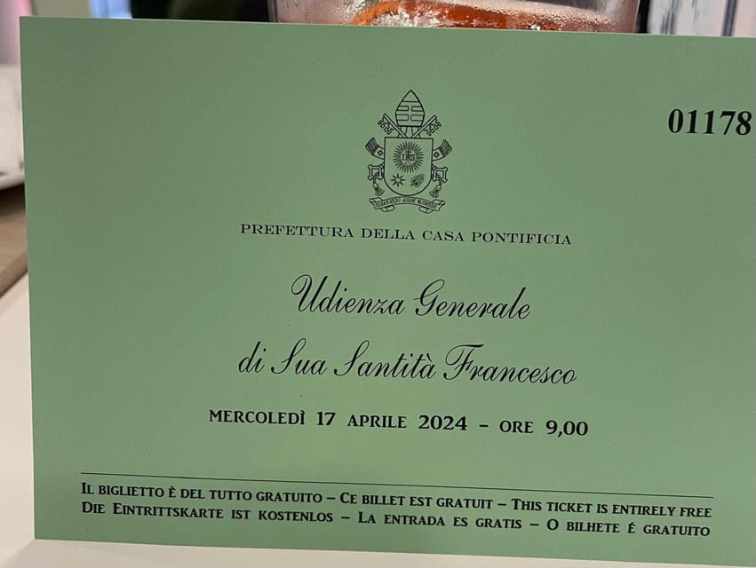 Rome: Papal Audience Tour With Reserved Access - The guided introduction to papal tradition