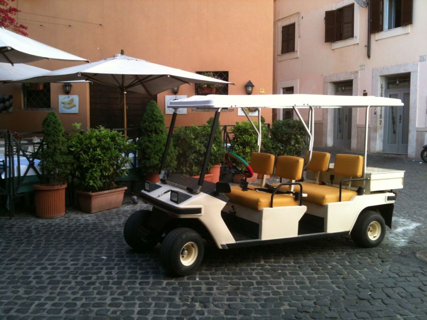 Rome: Private Customizable 3-Hour Golf Cart City Tour - Key points to know before booking