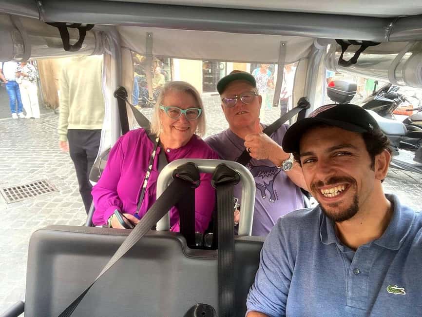 Rome: Private Golf Cart tour with a Local Guide - Colosseum and Roman Forum: the essential opening