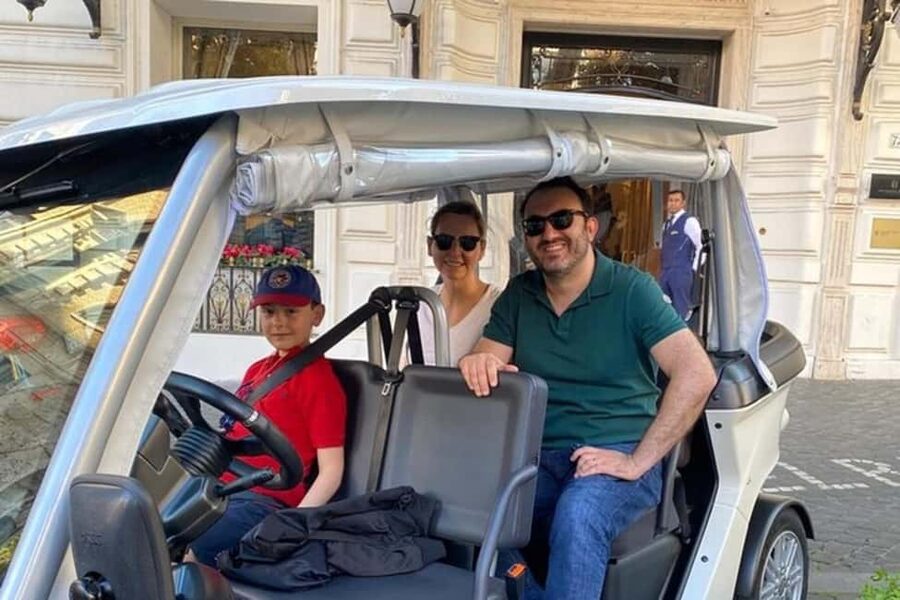 Rome: Private Golf Cart Tour with Artisanal Gelato Tasting - Pantheon and Piazza Navona