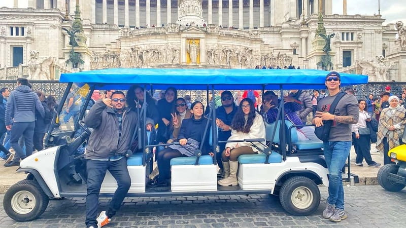 Rome: Private Guided Golf Cart Tour with Gelato or Wine - Suburra, the Jewish quarter, and local Rome