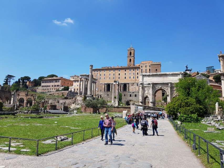 Rome: Small-Group Colosseum, Roman Forum & Palatine Hill - Walking Through The Roman Forum