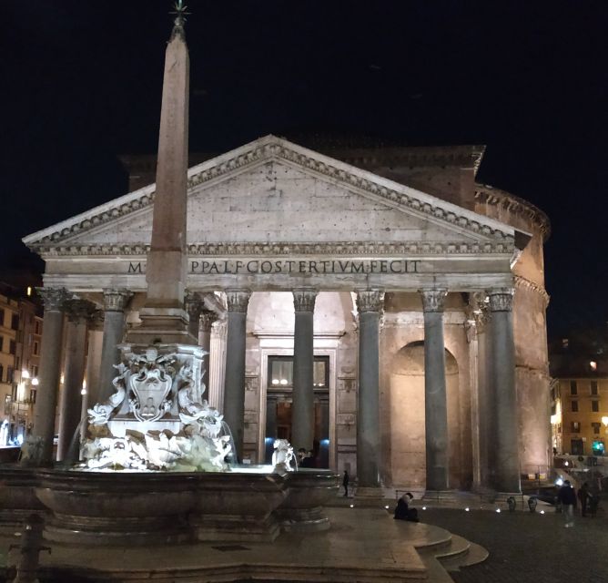 Rome: Spanish Steps, Trevi, Navona and Pantheon Sunset Tour - The Pantheon exterior: a short stop with plenty to explain