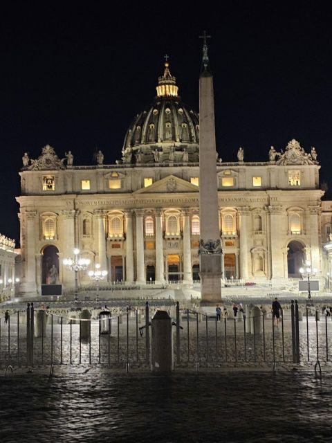 Rome: St. Peter's Basilica and Papal Grottoes Guided Tour - Inside the basilica, scale comes first
