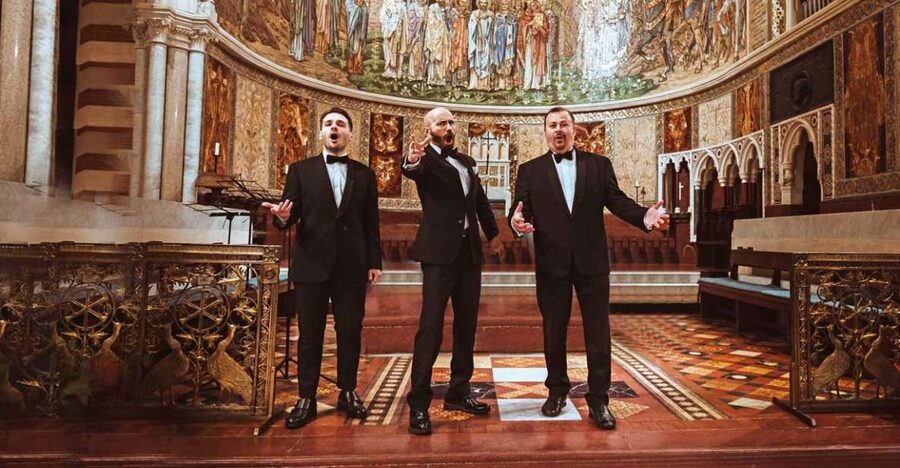 Rome: The Three Tenors at St. Paul's Church Concert Ticket - The tenors, ensemble, and stage personality
