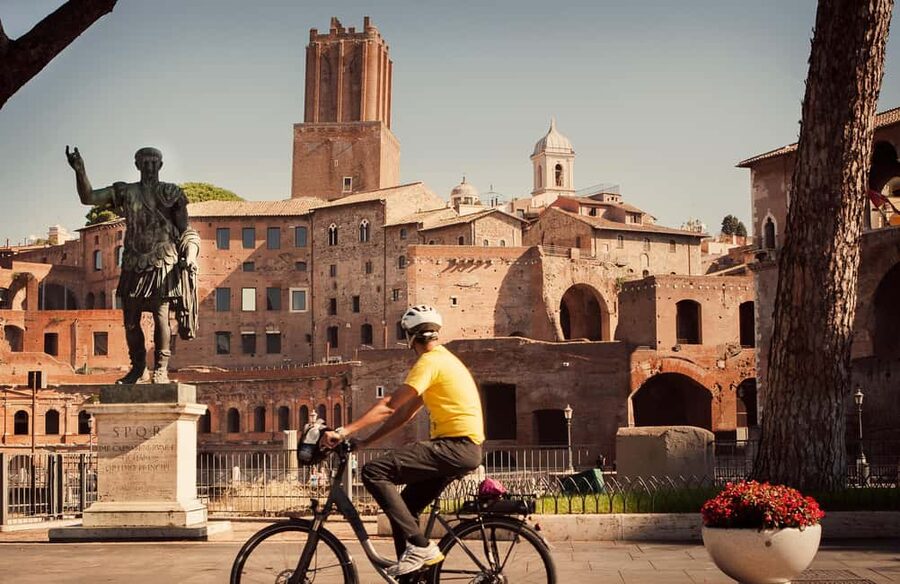 Rome: Top Highlights & Hidden Gems Tour by Cannondale E-Bike - The Jewish Ghetto, Portico di Ottavia, and Theatre of Marcellus