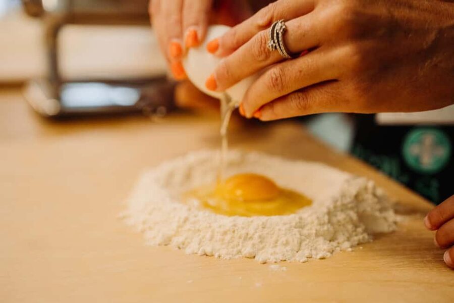 Rome: Traditional Pasta Making Class with Wine & Gelato - Small drawbacks to consider