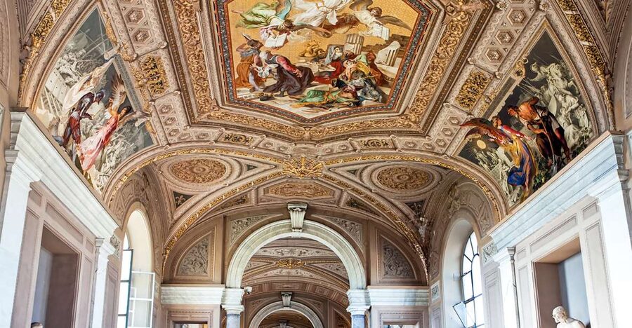Rome: Vatican Museums & Sistine Chapel Skip-the-Line Ticket - The first galleries: maps, candelabra, and woven hangings