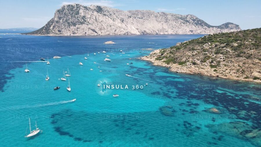 San Teodoro: Tavolara and Molara Islands Dinghy Excursion - Tavolara from below, then an hour on the island