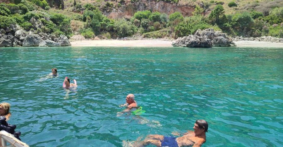 San Vito Lo Capo: Boat Trip with 3 Swimming Stops and Snacks - Leaving San Vito Lo Capo by boat
