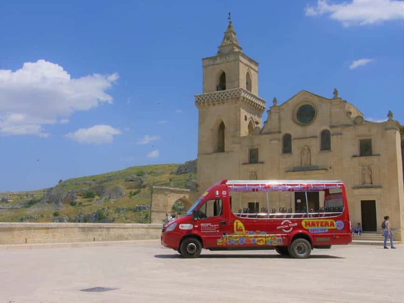 Sassi of Matera: Eco-Bus Open Top Tour - Via Madonna delle Virtù and the best road views