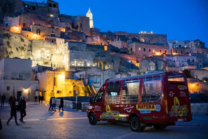 Sassi of Matera: Eco-Bus Open Top Tour - From Via Rocco Scotellaro into the old quarters