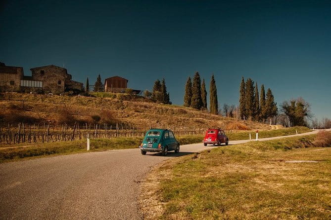Self-Drive Vintage Fiat 500 Tour from Florence: Tuscan Wine Experience - Following the convoy into Chianti
