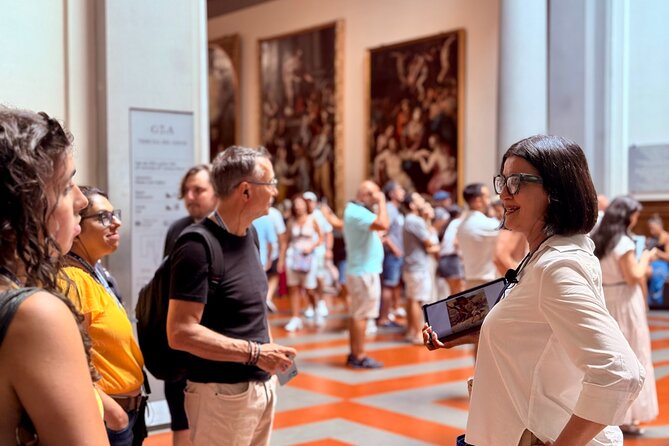 Skip the line: Uffizi and Accademia Small Group Walking Tour - Seeing David inside the Accademia
