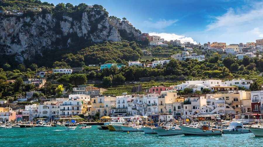 Sorrento: Capri and Blue Grotto Boat Cruise with Drinks - Swimming from the boat