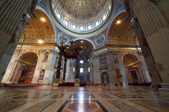 St. Peter’s Basilica Priority Access Tour with Dome & Crypt - Inside the dome: mosaics, terraces, and the final stairs