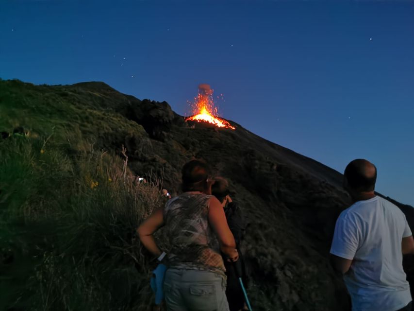 Stromboli: Sunset Trekking at Sciara del Fuoco - The uphill route through shrubs and island history