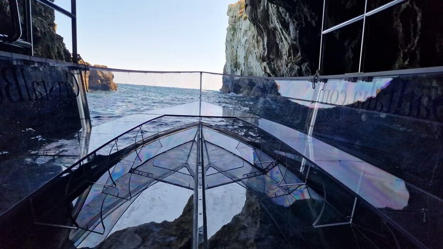 Syracuse: Coast and Sea Caves Full Transparent Boat Tour - Weather can change the whole experience