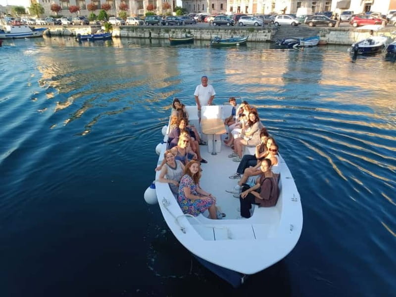 Syracuse: Ortigia Island and Sea Caves Boat Tour with Drinks - The Swim Stop at Ortigia