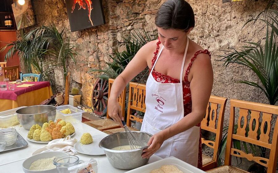 Taormina: Arancino Making Class with Drinks - How much food and value do you get for $94?