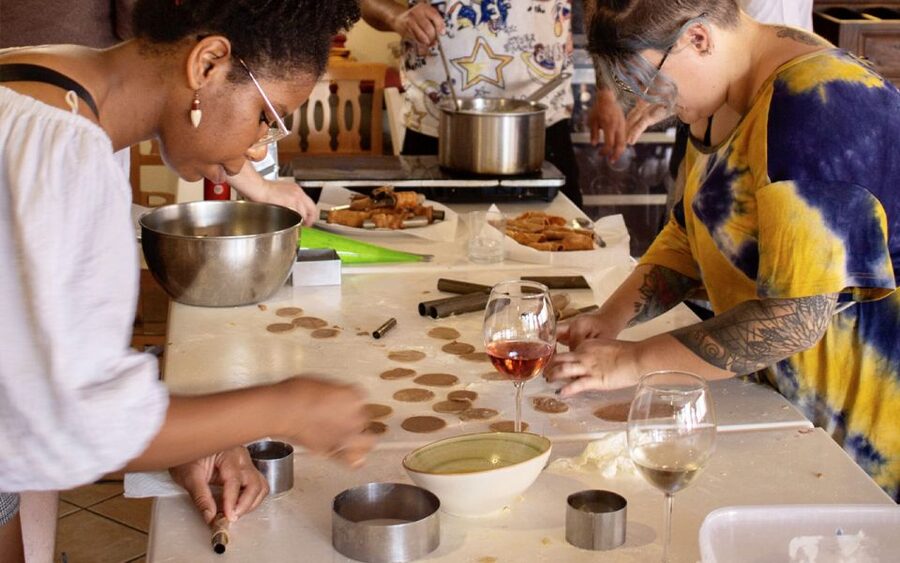 Taormina: Cannolo Cooking Class with Completion Certificate - Kneading the dough and shaping the shells