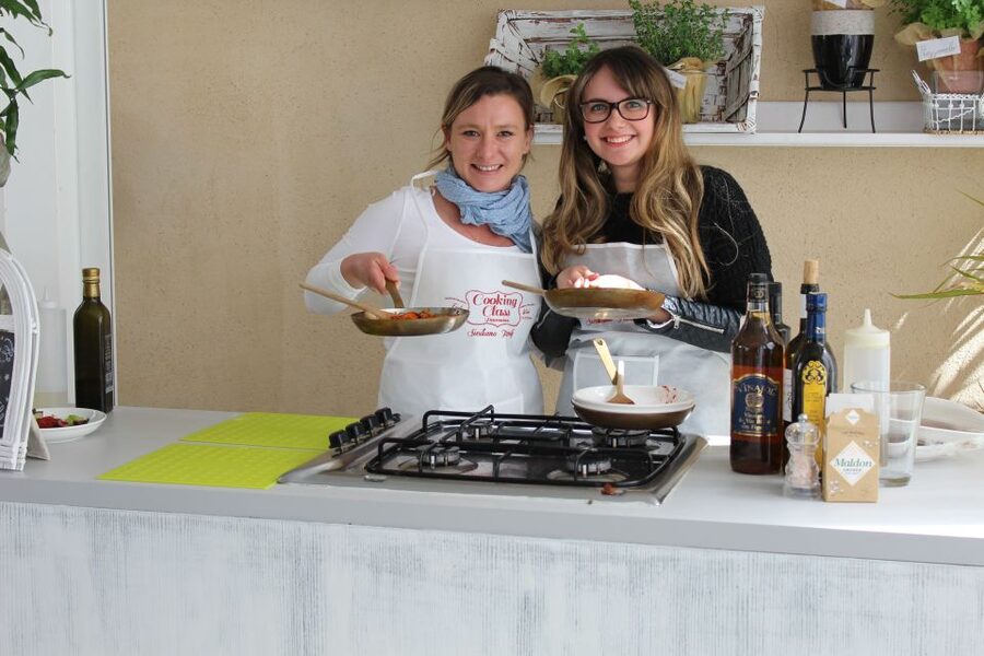 Taormina: Sicilian Cooking Class & Market Tour - A sociable kitchen, not a quiet private lesson