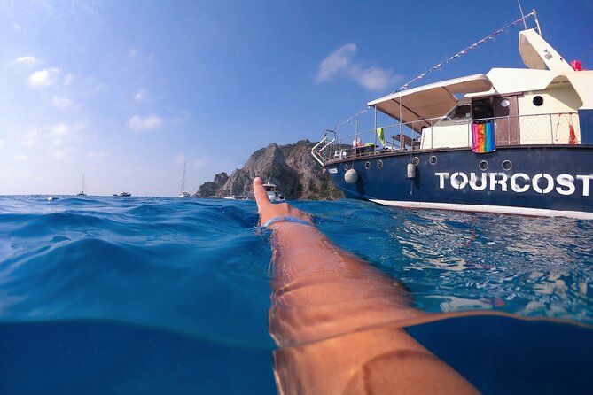 Tour of the Costa degli Dei by boat, 3 hours with aperitif included - Formicoli’s rocks and the lost harbor