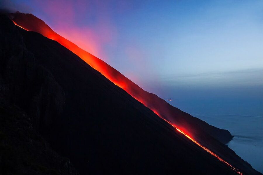 Tropea: Lipari, Panarea, and Stromboli Boat Tour by Night - Panarea and its small island streets