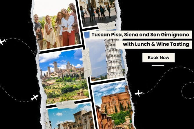 Tuscany Experience: Pisa, Siena, San Gimignano & Wine Tasting - San Gimignano and its two medieval squares