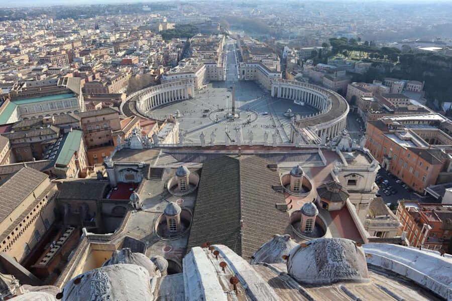 Vatican: St. Peter’s Basilica & Dome Ticket with Audioguide - The view from the top