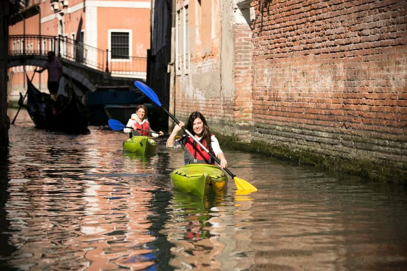 Venice: Guided Canal Kayak Tour at Day, Night, or Sunset - Meeting at Venetian Rowing and getting ready