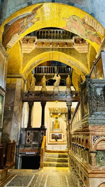 Venice: St. Mark's Basilica, Terrace, and Pala d’Oro Entry - Inside the basilica: look up before you move on