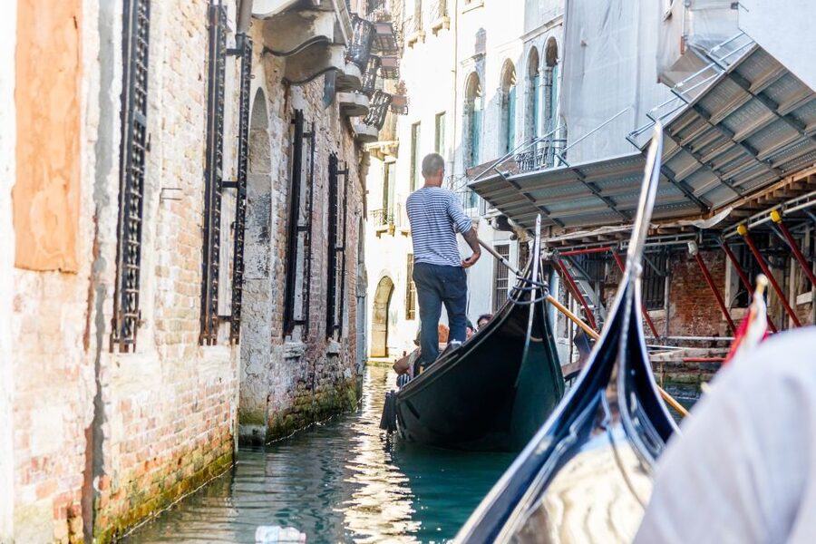 Venice: Traditional Shared Gondola Ride - Weather, water levels, and practical comfort