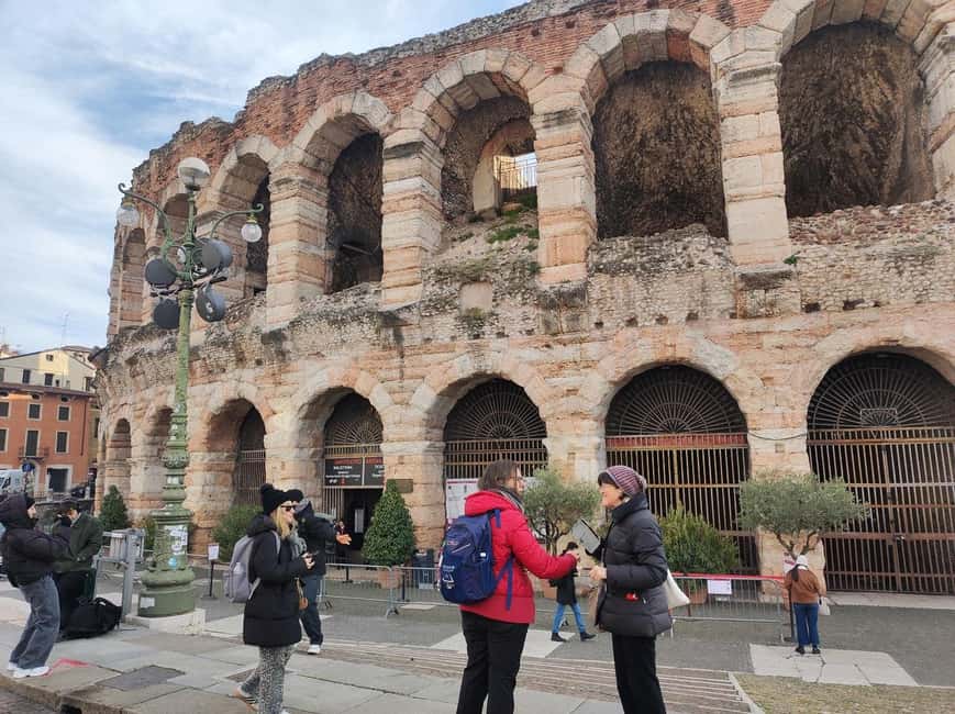 Verona: Small Group Guided Walking Tour with Arena Tickets - Key points at a glance